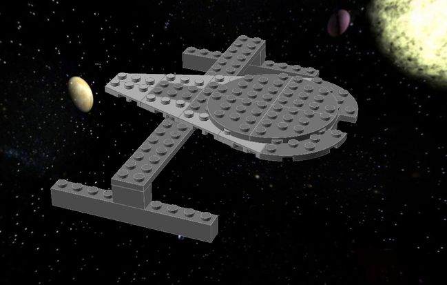 Dominian Attack Ship - LXF Star Trek by Amos